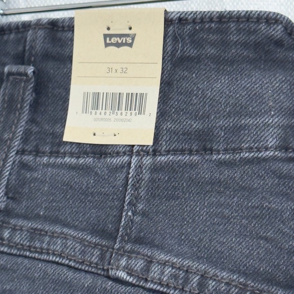 Levis Ribcage Bell Super High Rise Flare Jeans Washed Black 31x32 NEW - Picture 8 of 12